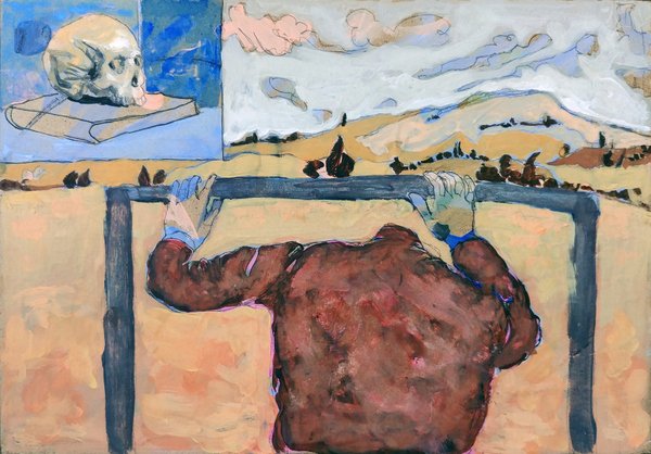 hors cadre 3 - 21x30 - tempera